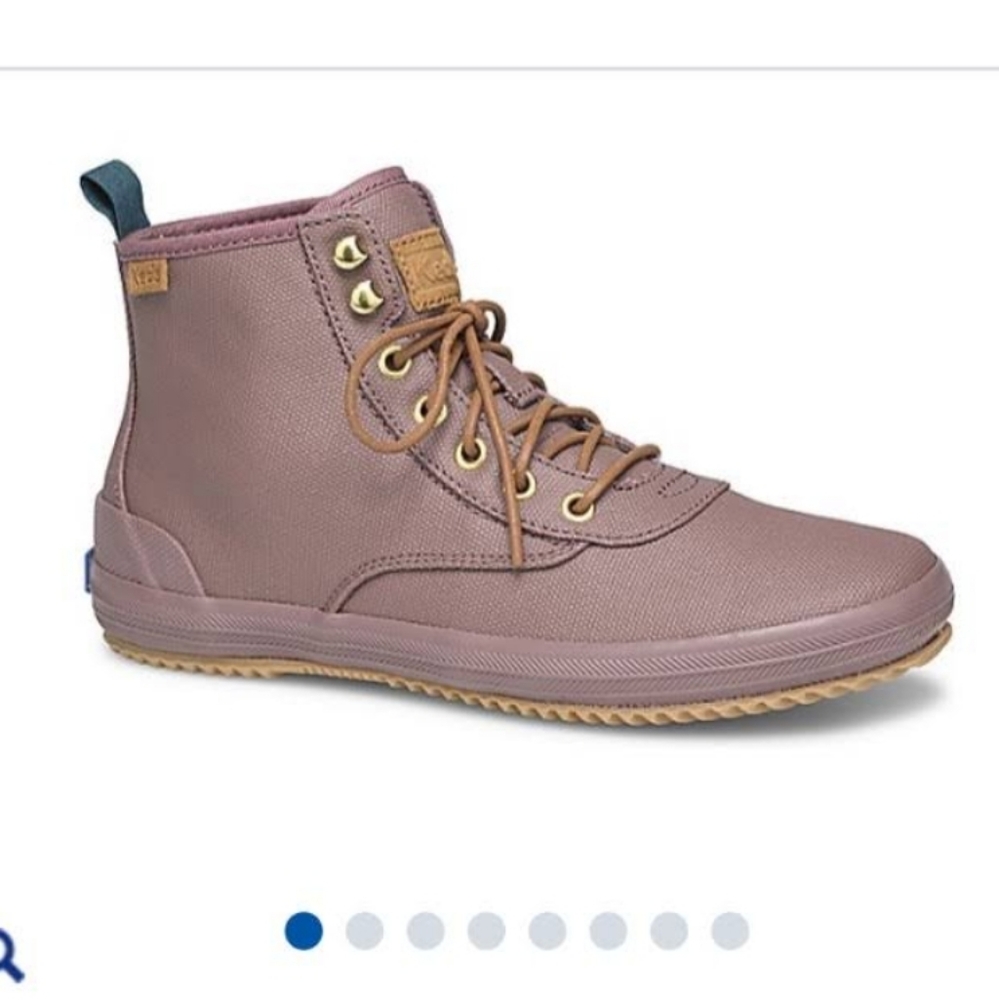 Keds Splash Coated Canvas Scout Boot Hiking Camping Waterproof Mid Womens 8.5